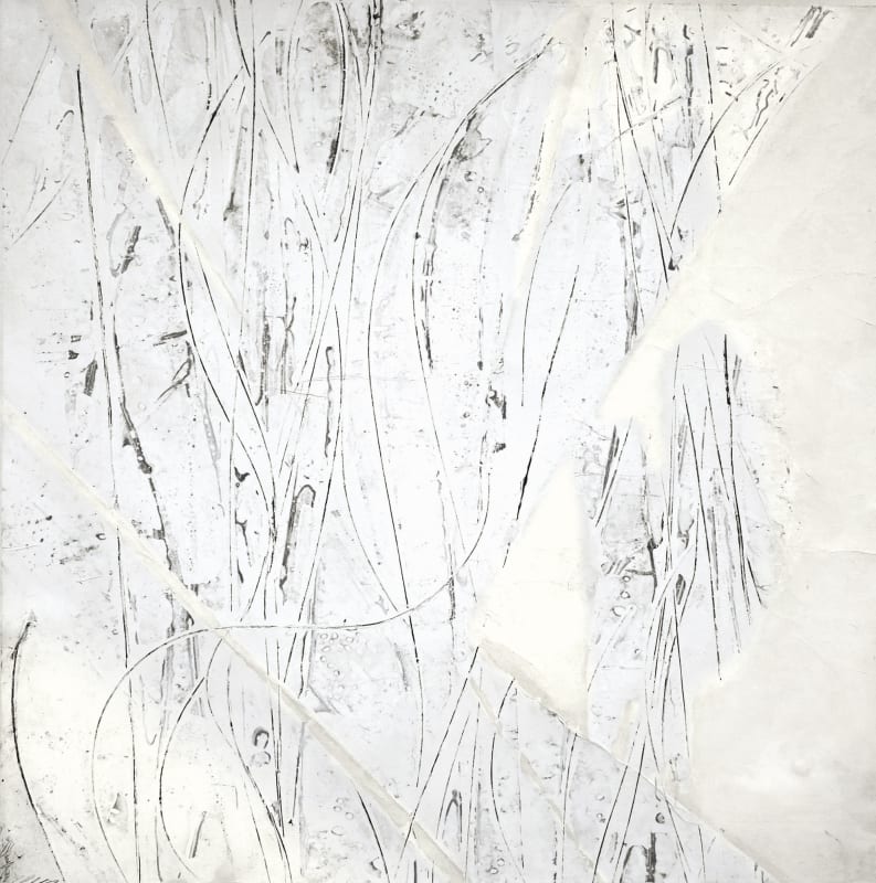 Zheng Chongbin 郑重宾 Crystalline No.2 水晶线 No.2, 2015 Signed Ink and acrylic on xuan paper 墨 丙烯 宣纸 48 7/8...